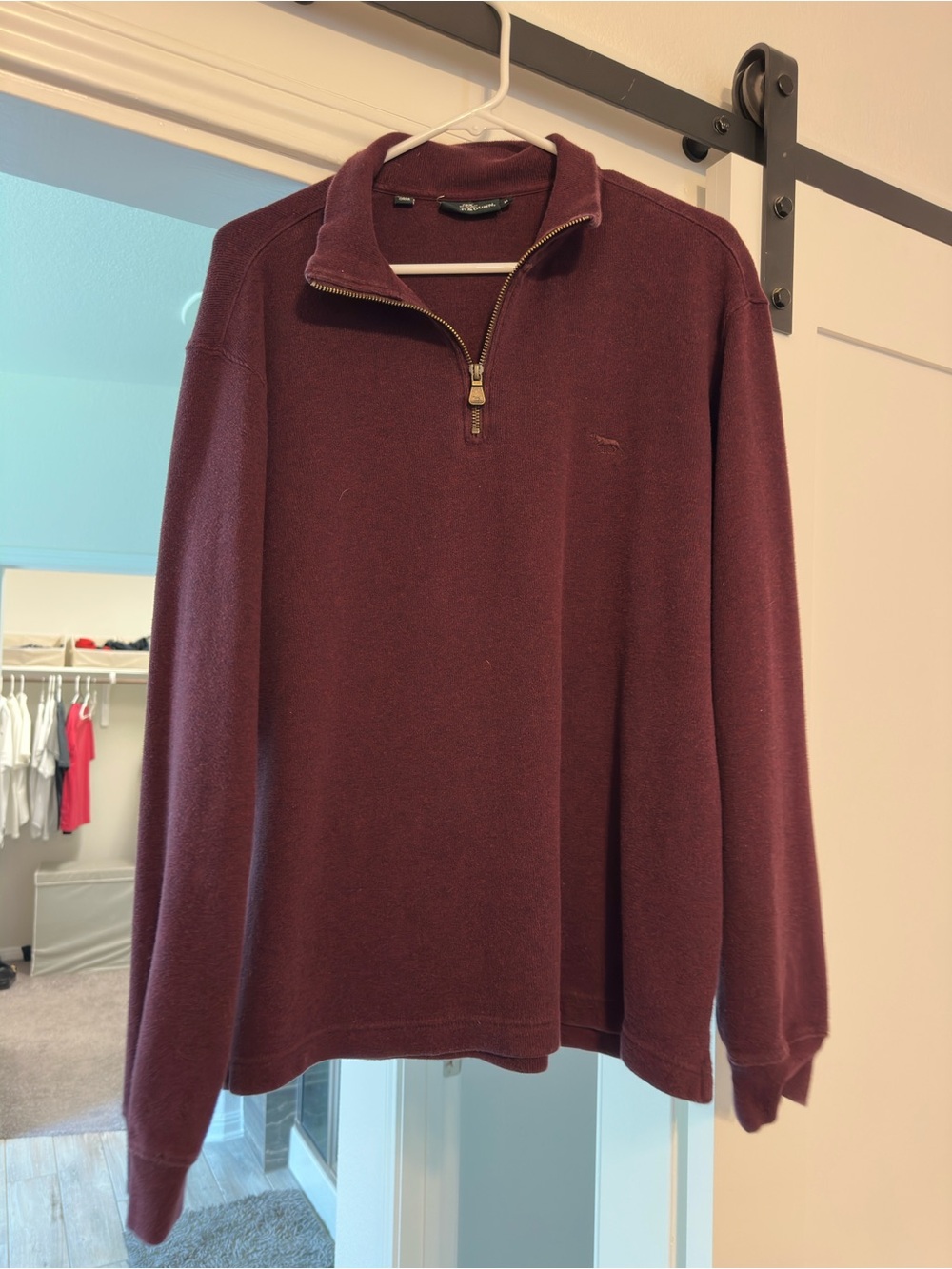 Rodd & Gunn Men's Zip-Neck Sweater - Burgundy